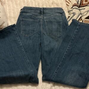 White House Black Market Blue Straight Leg Jeans